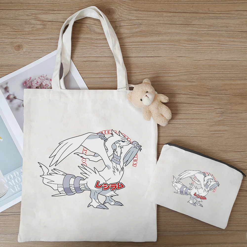 НОВИНКА В наличии 3 шт./набор. Холщовая сумка Pidove Snivy Tepig с HD-печатью. Анимационная сумка-тоут с Пикачу. Множество стилей. Подарок.