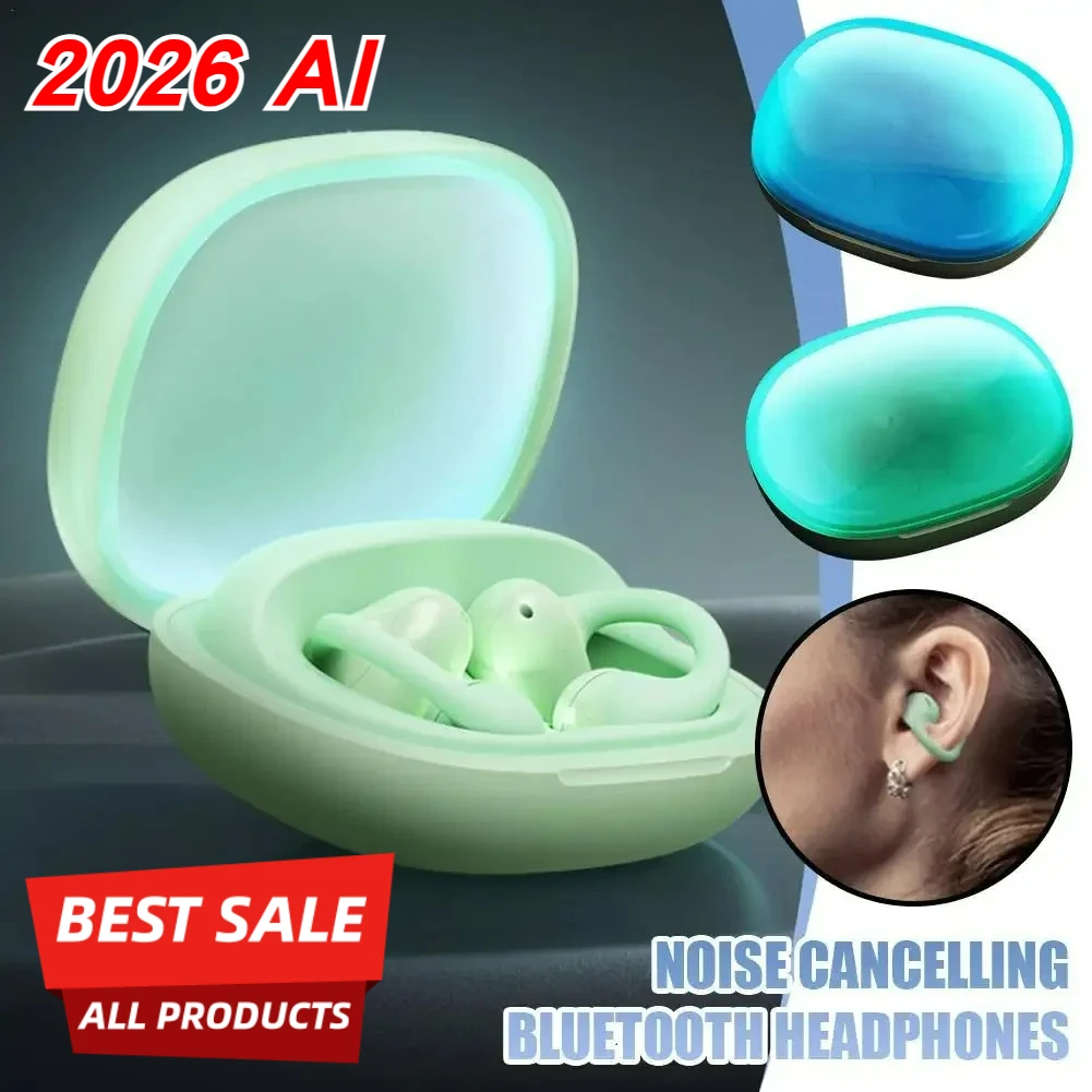 2026 سماعات الرأس الجديدة المضيئة ذات الرمال المتحركة AI مترجم المحادثة في الوقت الحقيقي 60 لغة ANC بلوتوث 5.4 #2