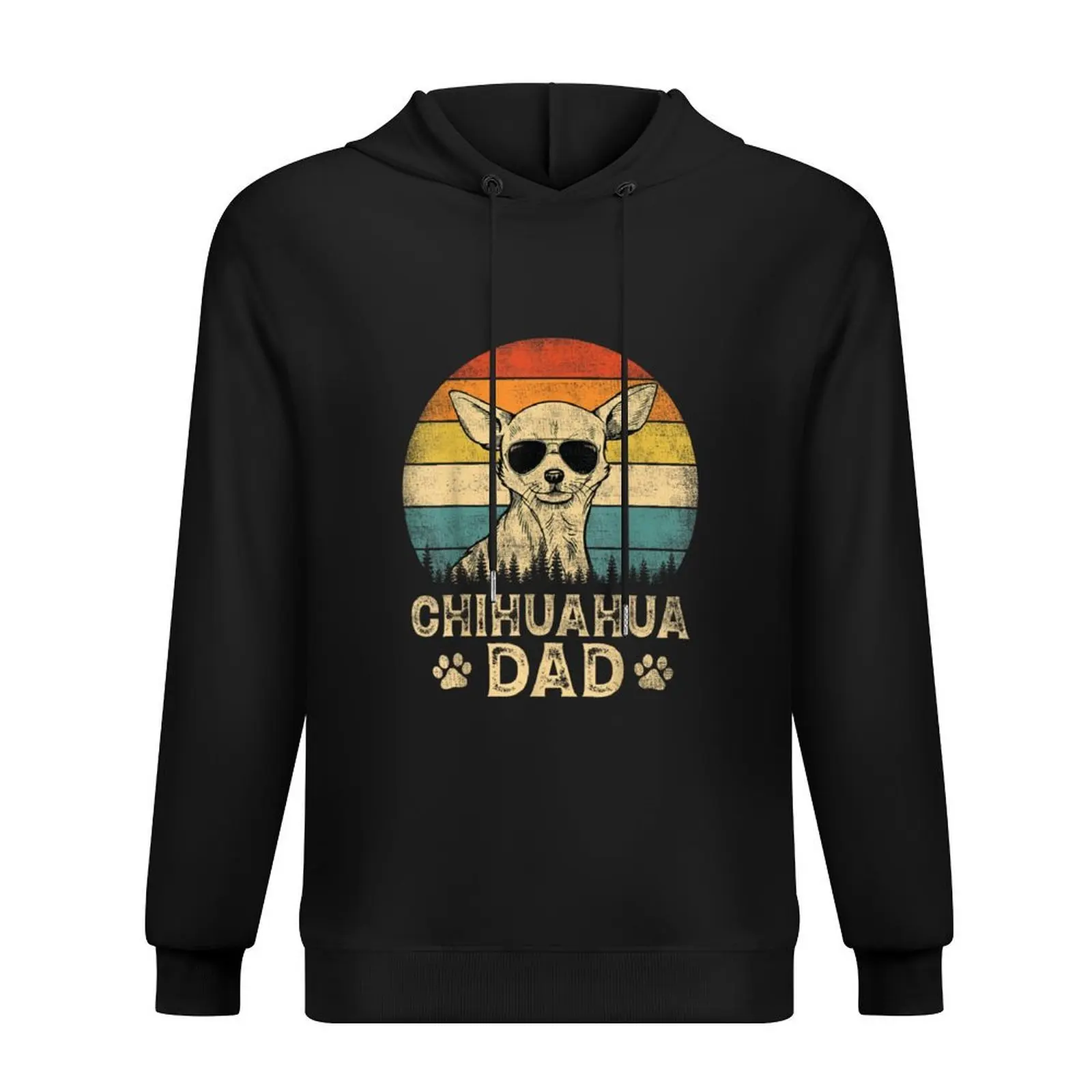 

Vintage Chihuahua Dad Dog Lovers Father's Day Tee Hoodie hooded shirt mens designer clothes aesthetic clothing designer hoodies