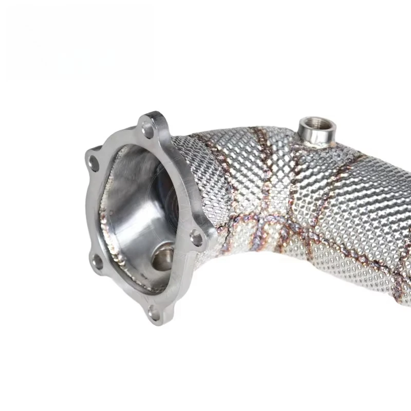 Downpipe + Przednia Rura z Osłoną Termiczną do Audi S6 RS6 4G C7 RS7