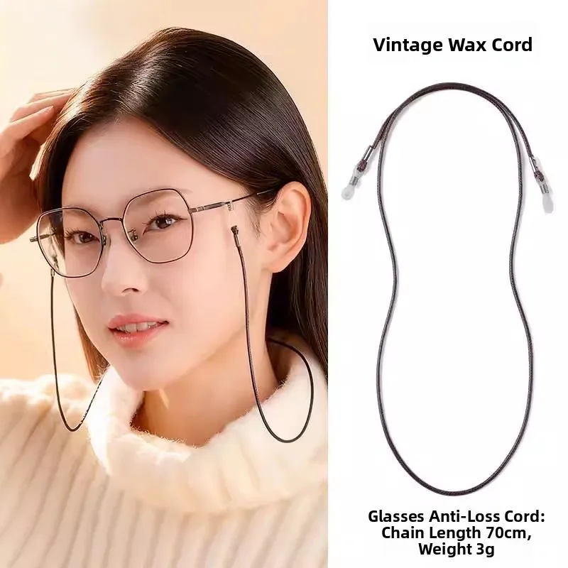 

Anti-Loss Ne Strap for Glasses Men's Vintage Women's Faionable Ne Strap Wood Material Eye Wear Chain Glasses Holder
