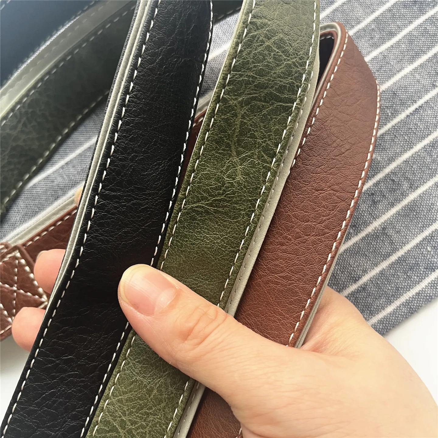 حزام الكاميرا من جلد البولي يوريثان، ملحقات التصوير الفوتوغرافي القابلة للتعديل، ملحقات الكاميرا الفاخرة، حزام كتف كاميرا بسيط