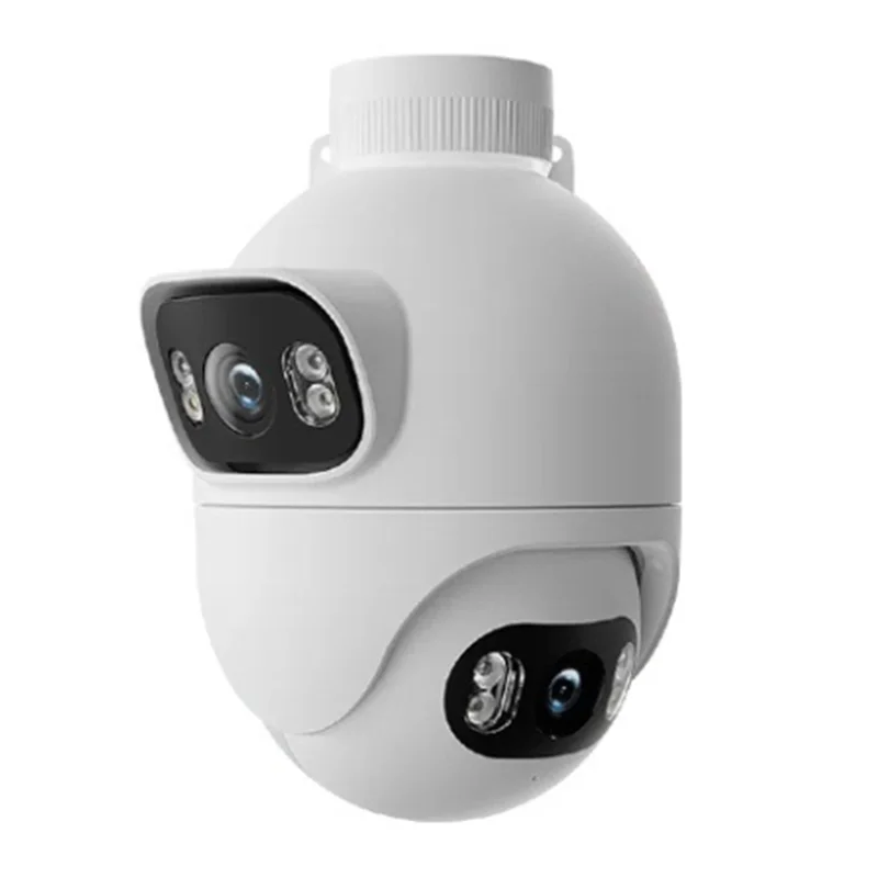 

B24B EC6 Wifi Spotlight Camera Dual 2K Lens Color Night Vision AI Detection Two-Way Audio Sirens Alarms Security Cam US Plug