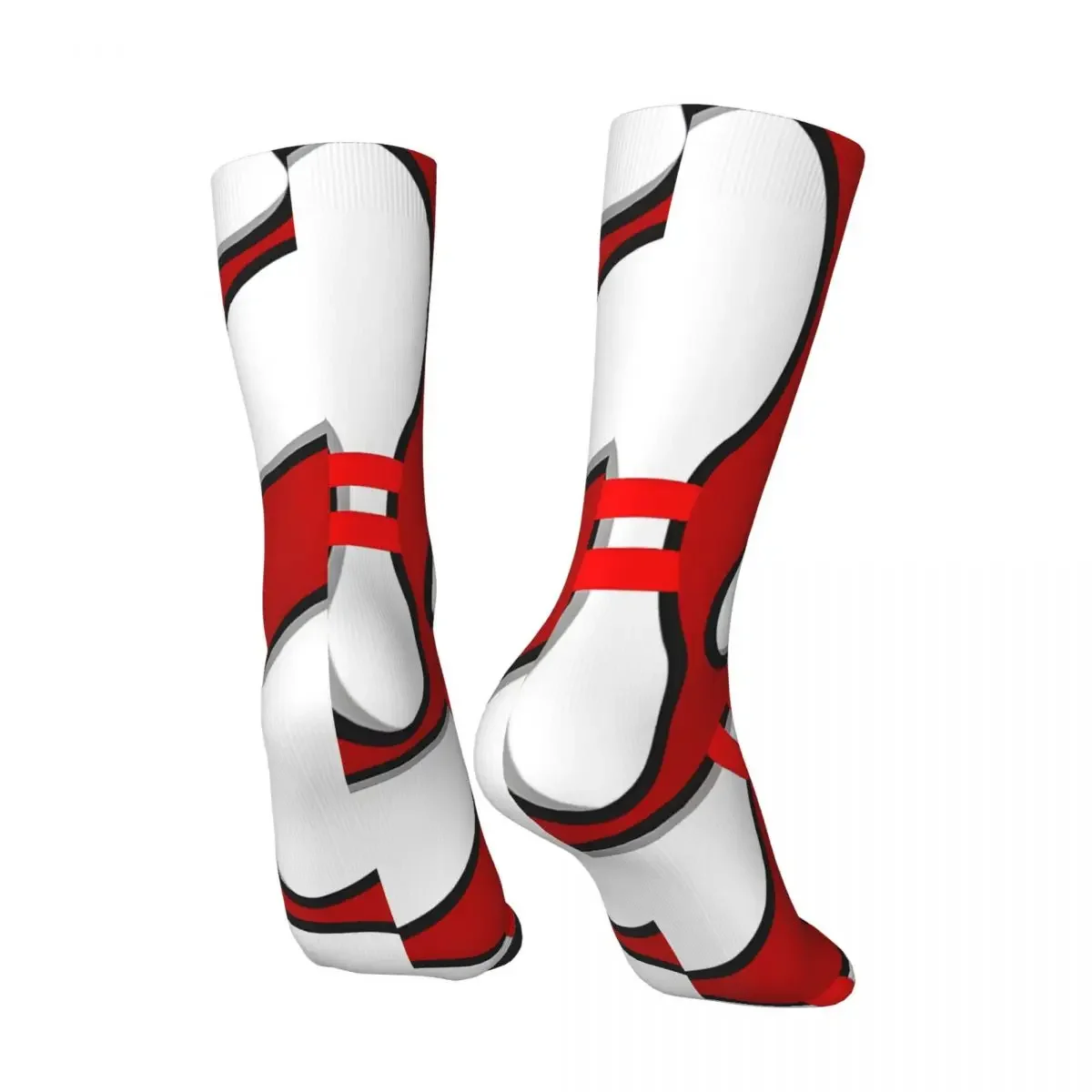 Vintage Large Bowling Pin Pattern 1 (Large &Amp; Full Version) Men's compression Socks Unisex Harajuku Pattern Printed