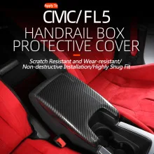 For HONDA CIVIC FL5 Central armrest box protective cover,ABS Decoration Cover,Interior Supplies