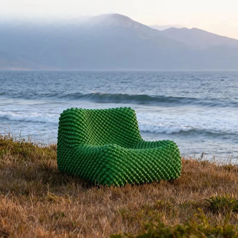 Modern Design Lazy Bubble Sofa Chair Fabric Single Armchair