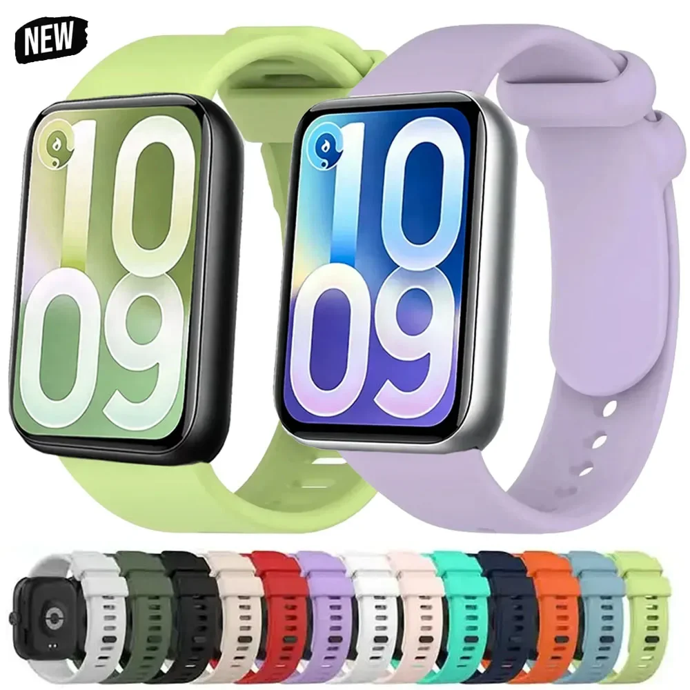 Original Silicone Strap for Redmi Watch 6/5/4/6 Active-Lite Comfortable Belt for Xiaomi Mi Band For 10/9/8 Pro Adjustable Band