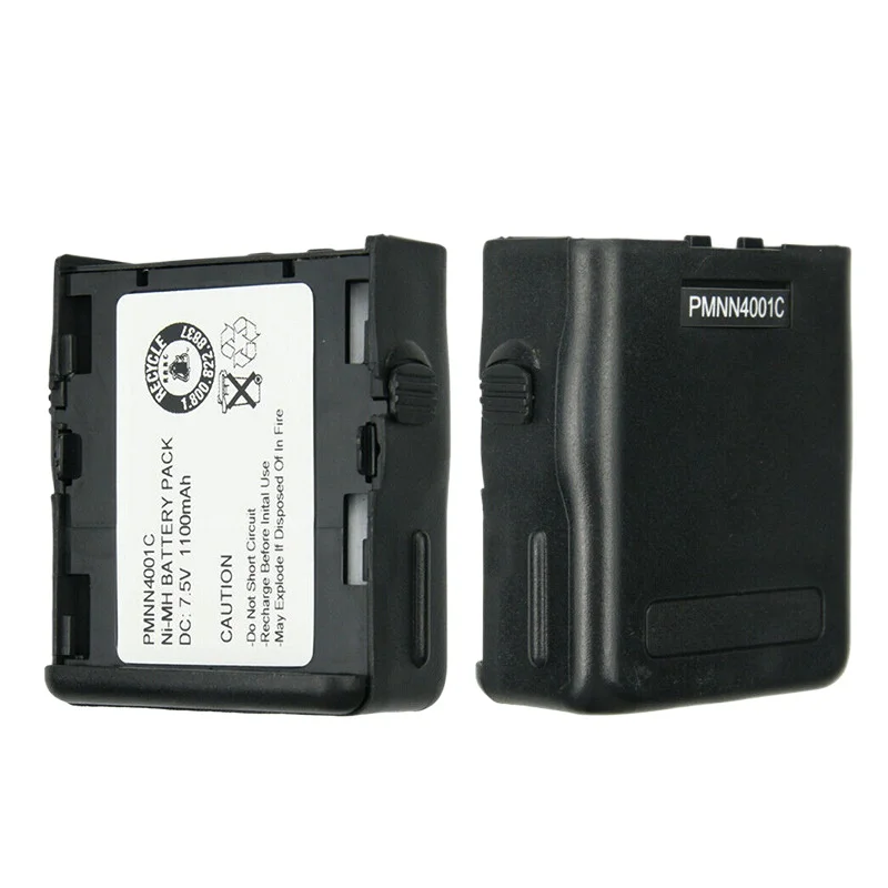 For Walkie Talkie GP68 GP38 GP63 Two Way Radios Replacement Battery Interphone Accessory PMNN4001C Ni-MH Battery 1100mAh 2pcs