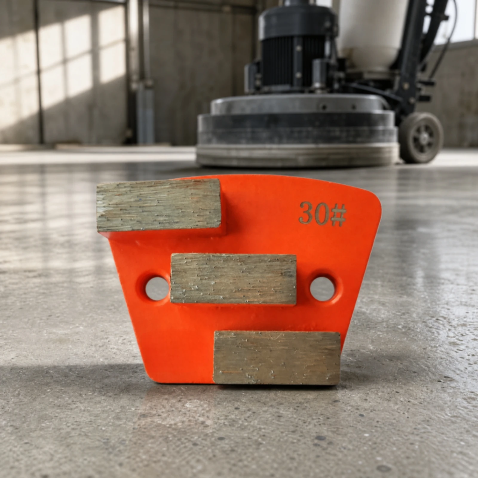 Fan-Shaped Diamond Grinding Block Long Service Life Concrete Floor Diamond Grinding Block Premium Quality Multipurpose