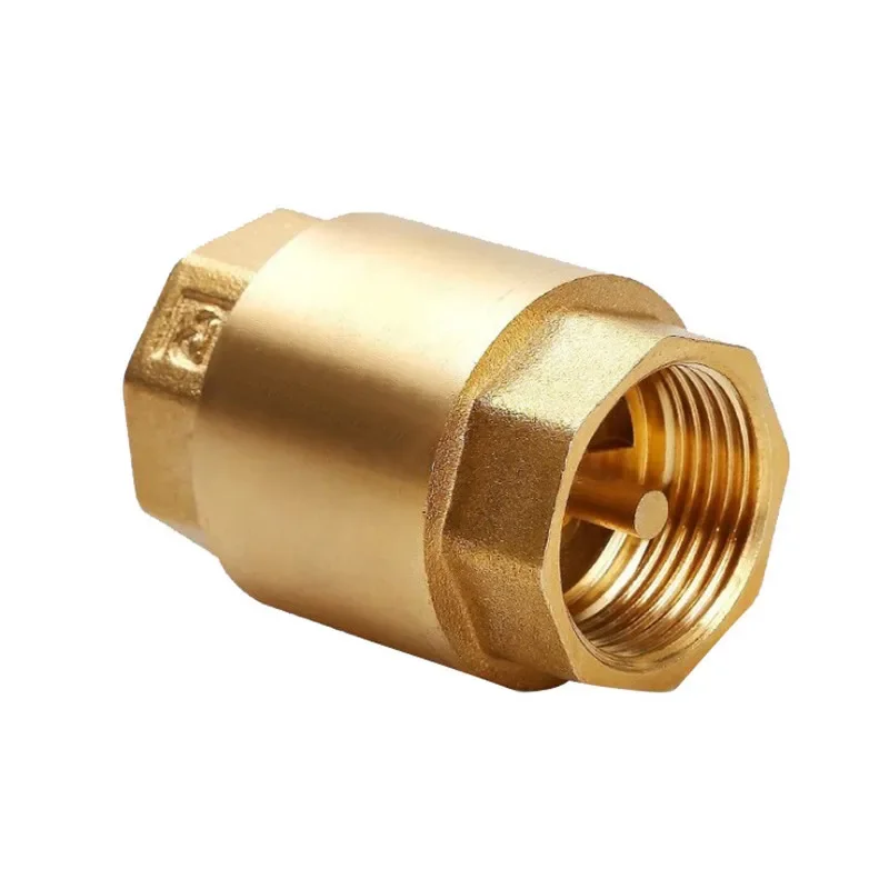 1pcs Brass Check Valve Thread In-Line Spring for Water Control Check Valve Water Pump Valve DN15 DN20 DN25 DN32 DN40 DN50 view 4