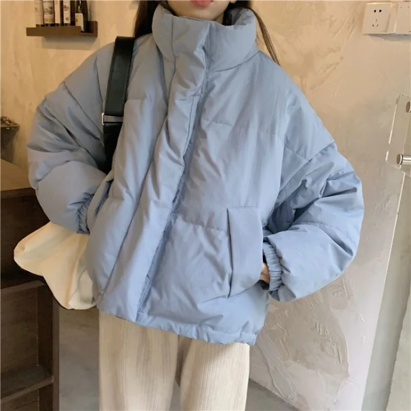 2023 Winter Jackets for Women Loose Thick Warm Parka Korean Fashion Short Coat Harajuku Women Clothing Female Outwear Streetwear