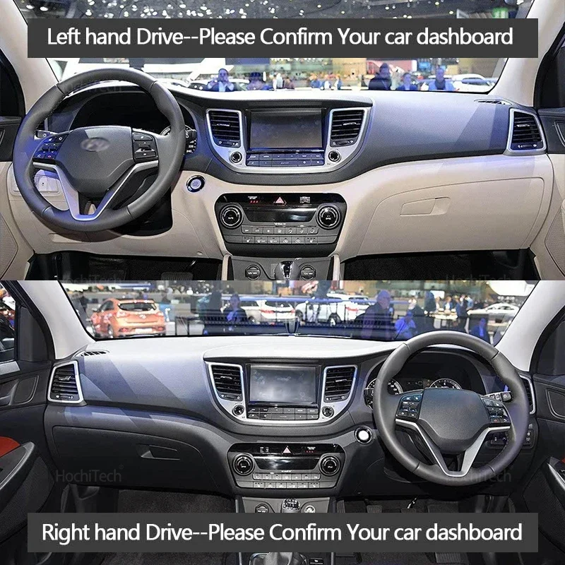 For Hyundai Tucson 2015 2016 2017 2018 Dash Mat Sun Shade Anti-UV Carpets Car Accessories Car Dashboard Cover - view 2