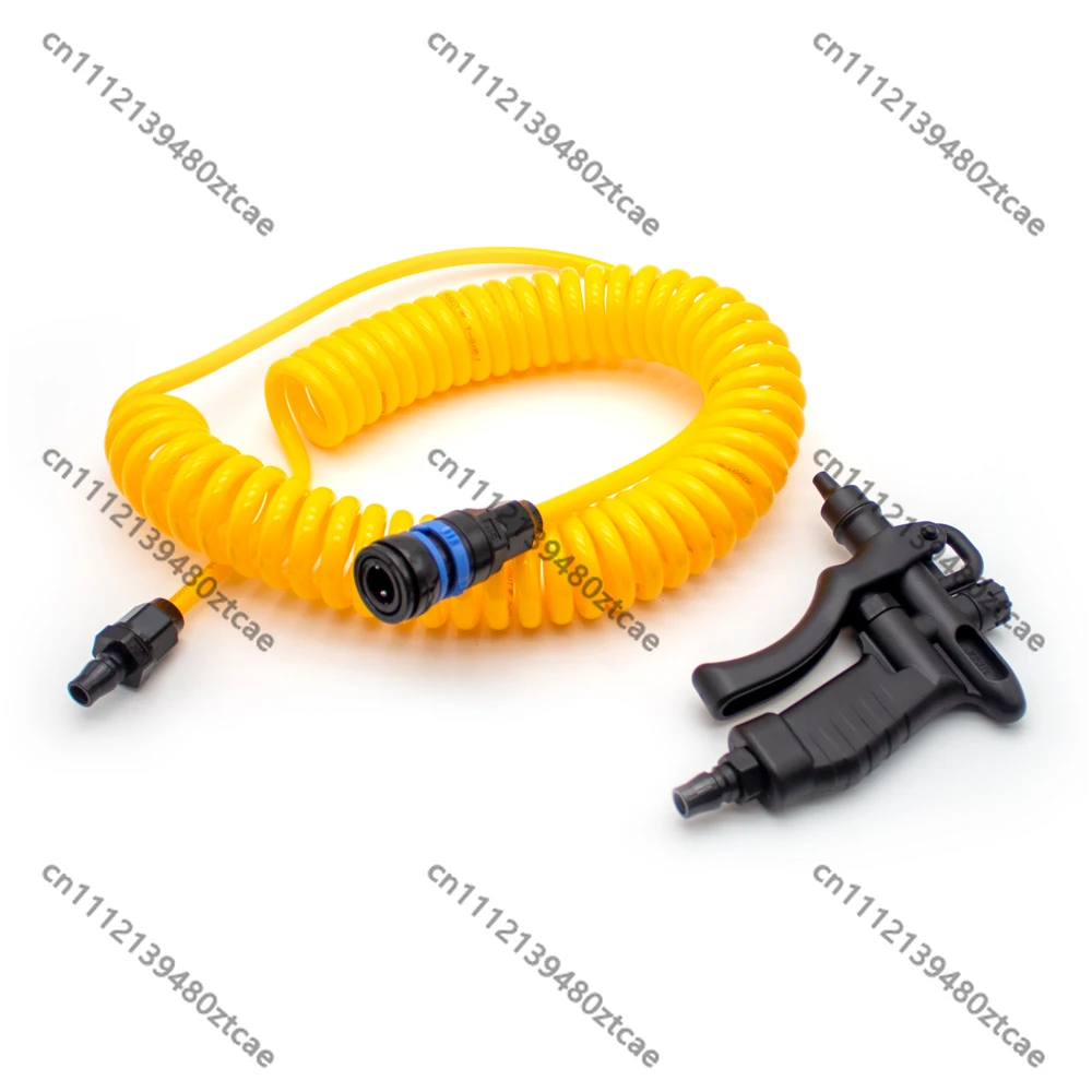 JHG-2 ESD Anti Static Blowing Gun PP Plastic Dust Removal Gun for SMT Workshop with T-805J PU Spring Air Hose Pipe