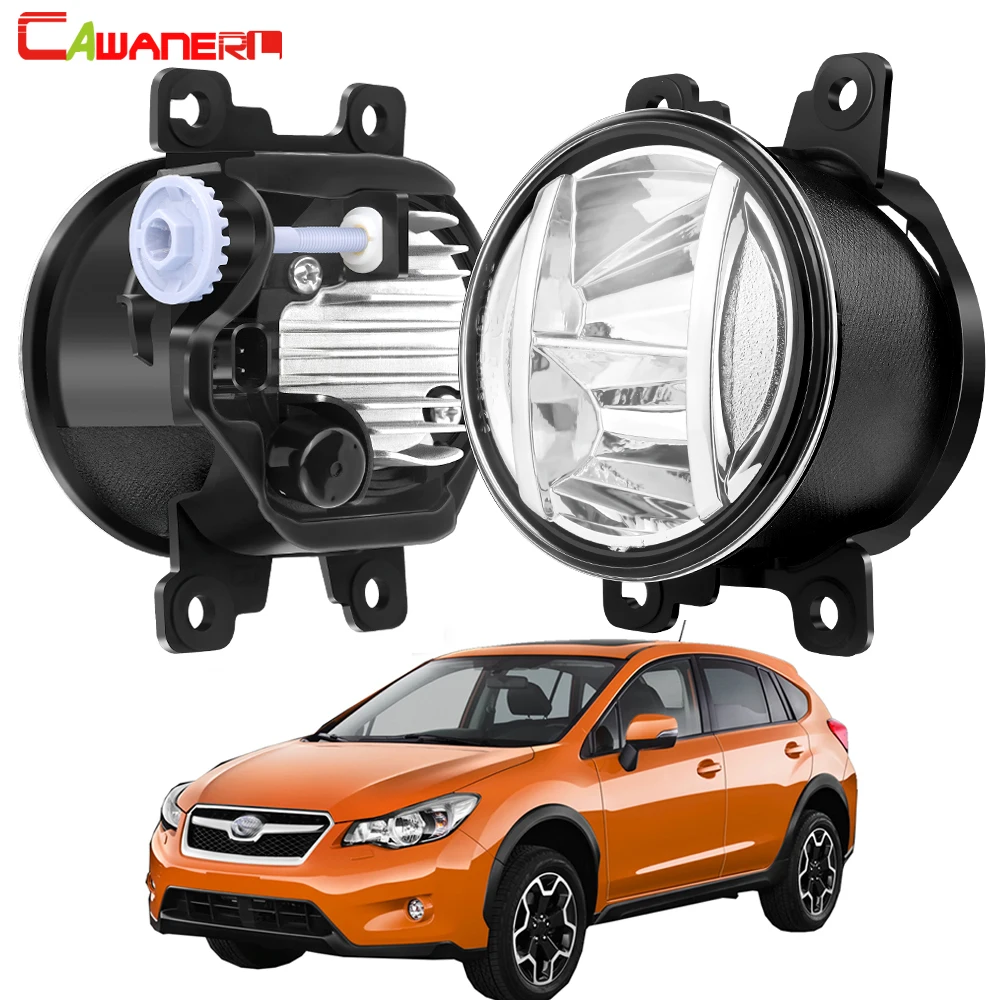 2 Pieces 30W 4000LM Upgrade Fog Light Assembly Car Front LED Fog Driving Lamp For Subaru XV (_GP_) 2012 2013 2014 2015 2016