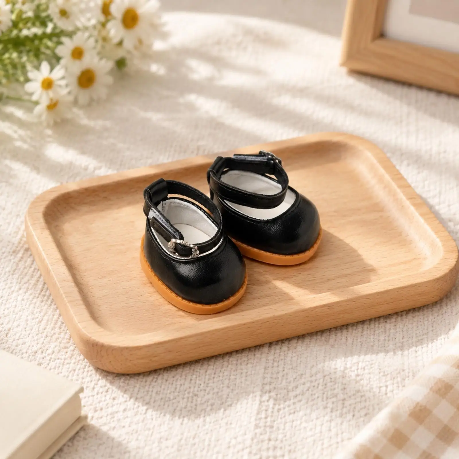Classic Strap shoesStyle Doll Shoe Soft Brand Name Round Toe Mary Jane Shoes Doll Shoe with Ankle Strap Lightweight Adjustable