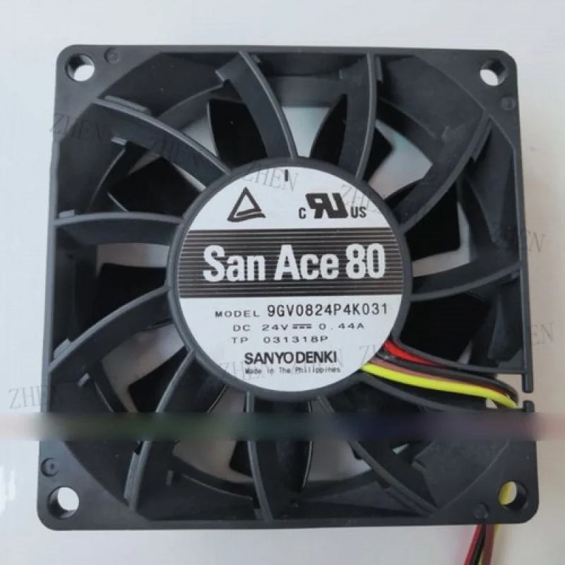 

Y 1pcs New FOR SANYO 9GV0824P4K031 24V 0.44A 4wire 80*25mm Inverter cooling fan # QW.
