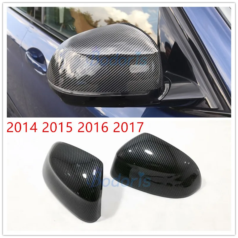 

Накладка на зеркало заднего вида для BMW X5 F15 2014-2017, карбоновый цвет, хром, аксессуары для стайлинга автомобиля