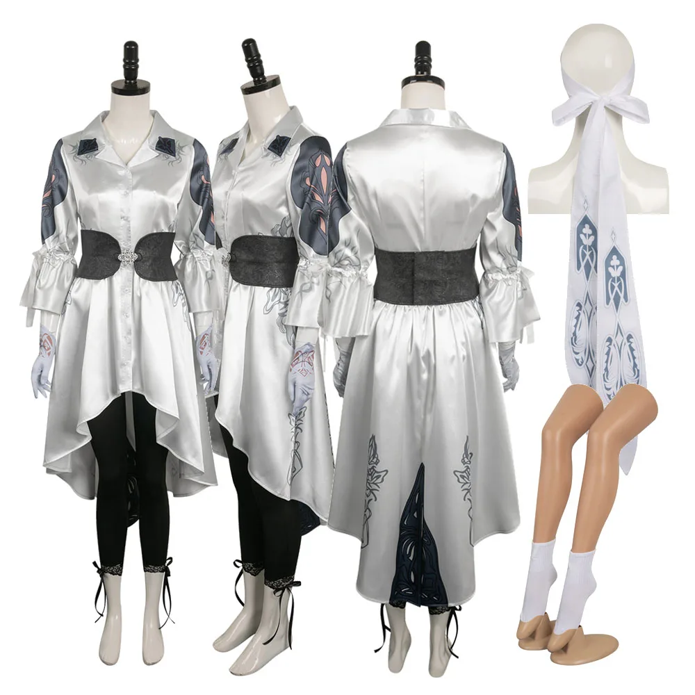 Jun Kazama Cosplay Game Tekken 8 Costume Women Adult Fancy Outfits Dress Pants Halloween Carnival Party Role Play Fantasia Suit