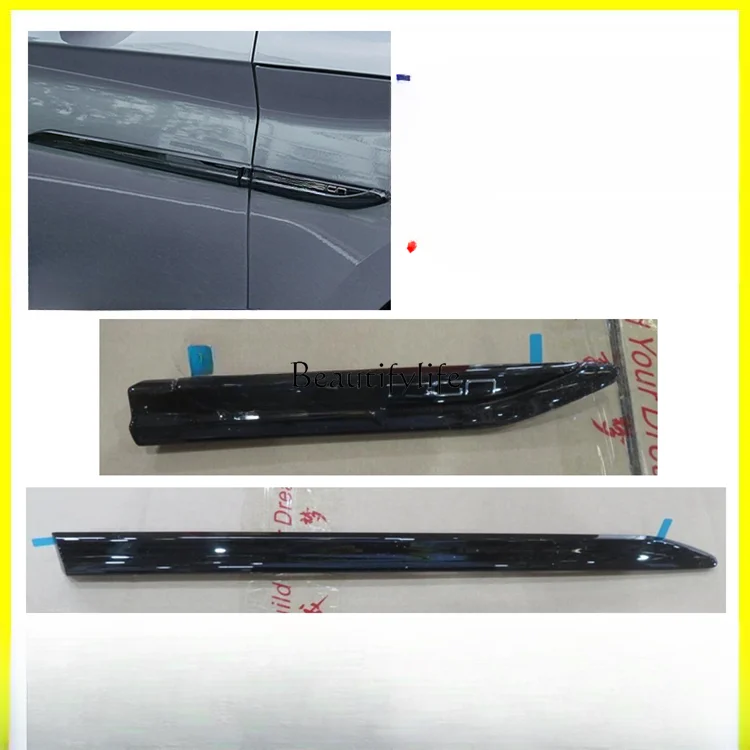 

Car Accessories Fender Trim Fender Side Logo Door Panel Decorative Bright Strip