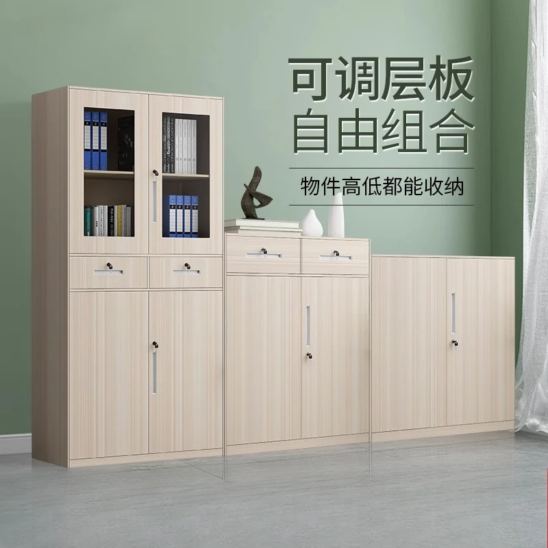 Steel office file tin cabinet with drawers and locks