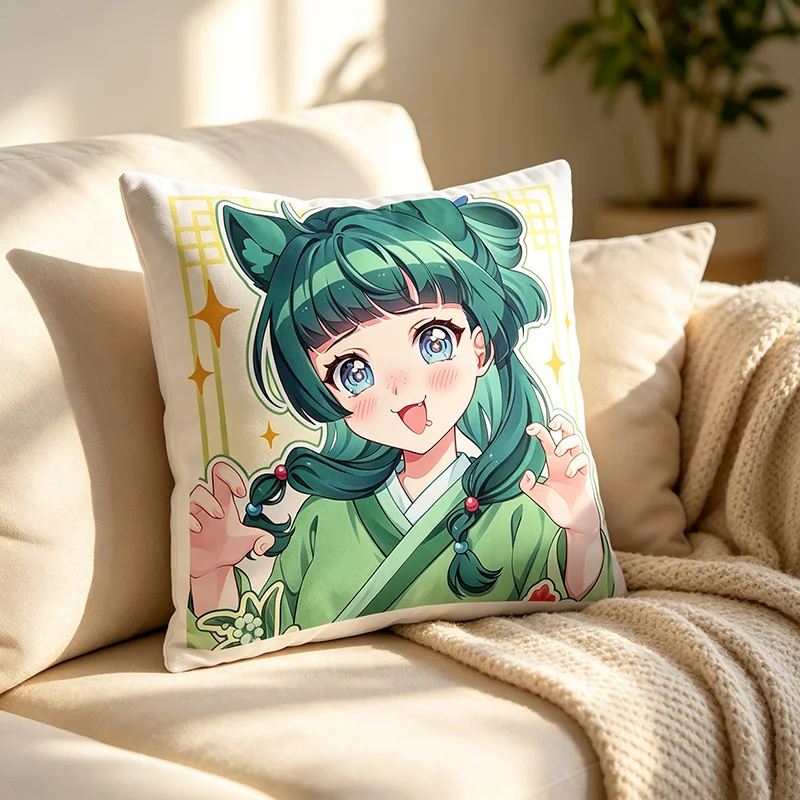Cartoon D-Diaries Anime The Soft Comfortable Pillow A-Apothecary Case for Sofa Living Room Home Office Decor Protective Cover