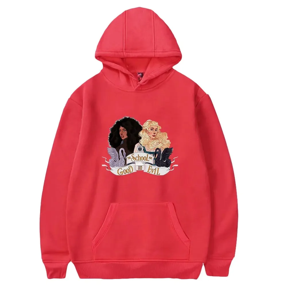 Good and evil school sweater for men and women, long sleeve sweater, Harajuku streetwear, casual style clothing