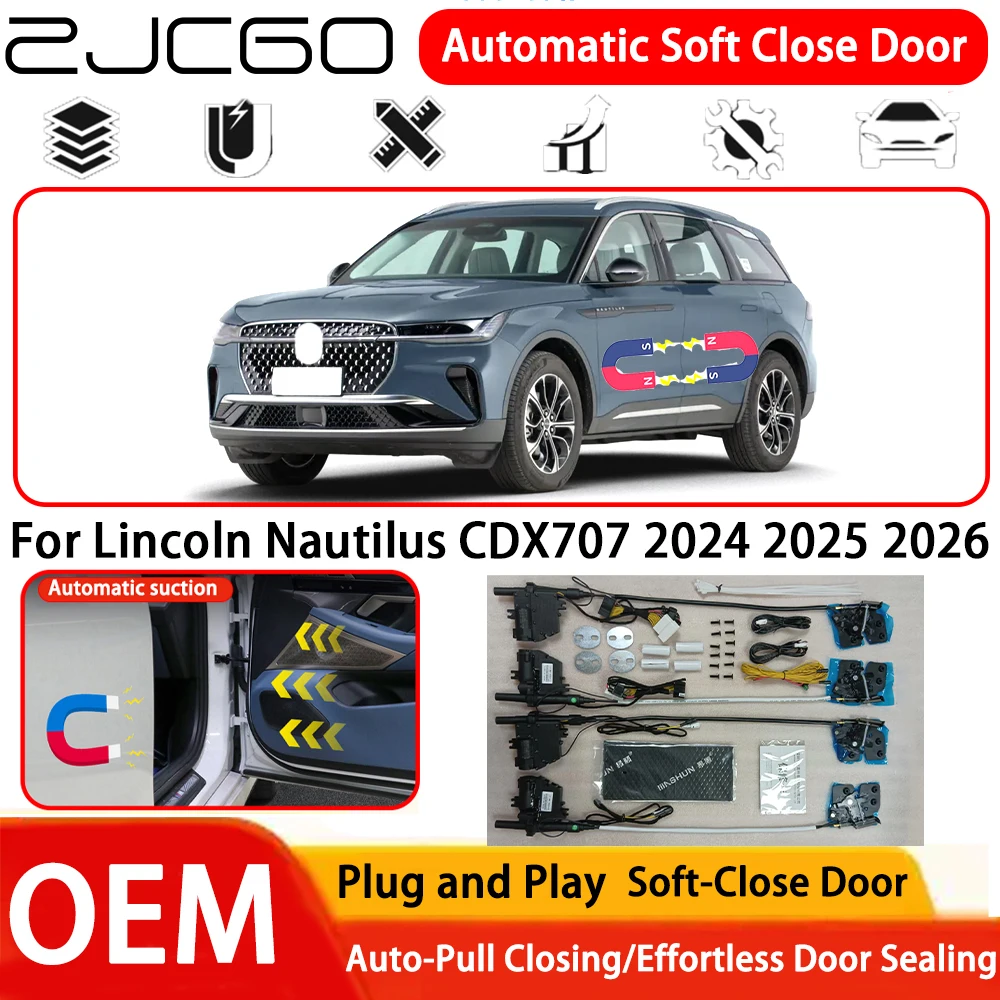 for Lincoln Nautilus CDX707 2024 2025 2026 Car OEM Plug and Play Automatic Electric Soft Close Door Comfort Closing System