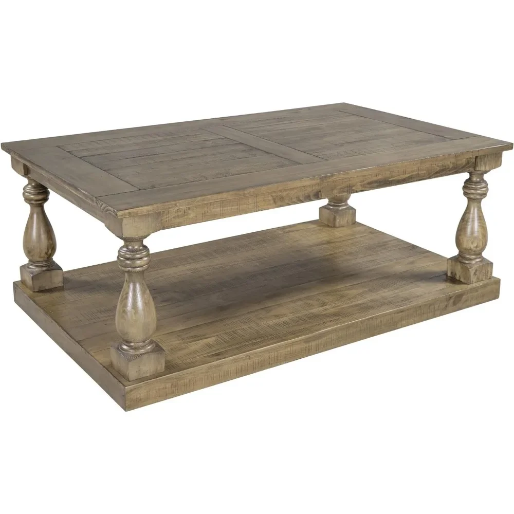 Coffee Table with Storage, Modern Living Room Reception, Wooden Coffee Table