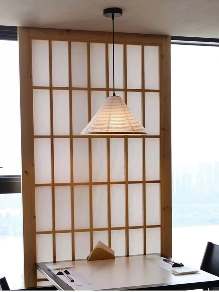 

Rice Paper Dining Table Light Japanese Pendant Lamp Living Room Bedroom Chandeliers Home Decoration Loft Hanging Lamps Fixtures