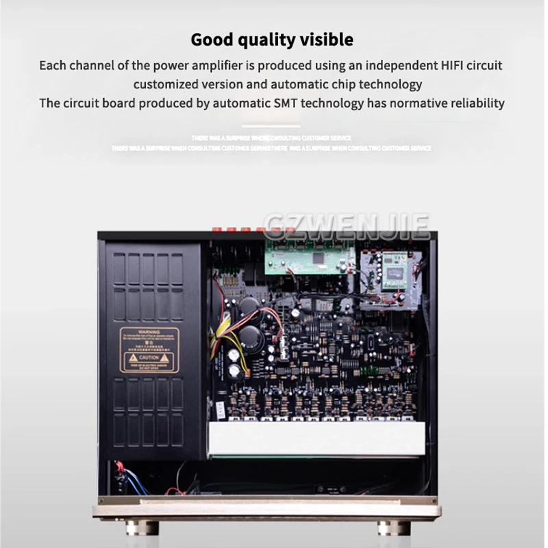 Amplificador de áudio para home theater, 6 canais, bluetooth, hifi, digital, verdadeiro 5.1, sistema de som de karaokê de alta potência para sala de estar