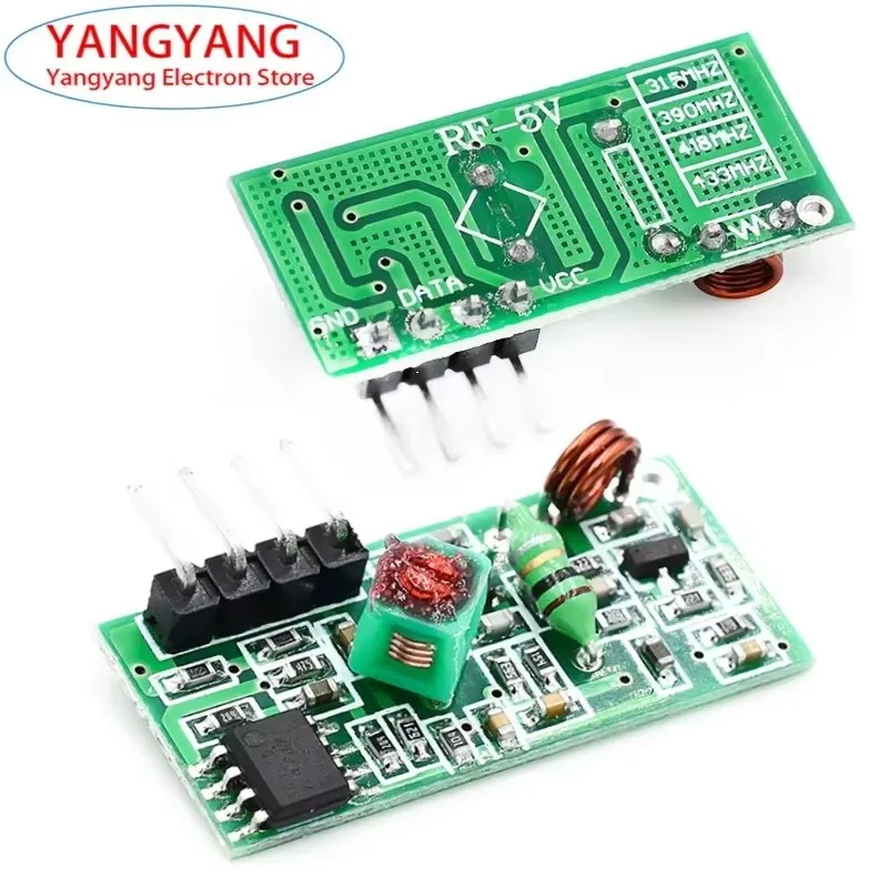 New 315/433MHZ Wireless Remote Control Voltage Module 315Mhz 433Mhz RF Transmitter and Receiver Module For Arduino Board