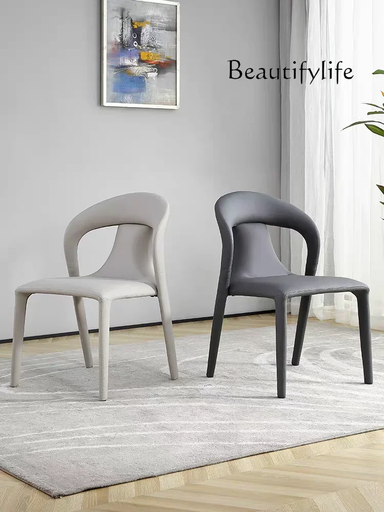 BJ Acrylic Suspended Water Ripple Light Luxury Rock Slab Dining Table Cream Wind Small Apartment Modern Simple Household