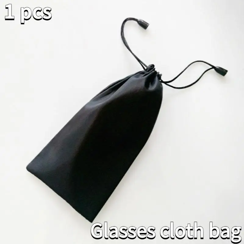 18x9cm Dustproof Eyeglasses Pouch Soft Cloth Glasses Bag Sunglasses Case Reading Glasses Travel Pack Pouch Case Eyewear Parts