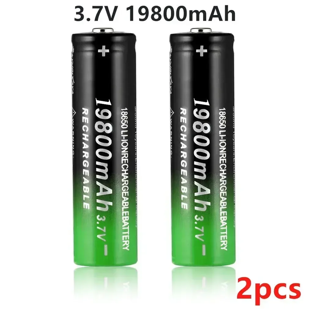 

3.7V 18650 Lithium Battery Rechargeable for Flashlight with 401 Charger High Capacity Portable Lighting Solution