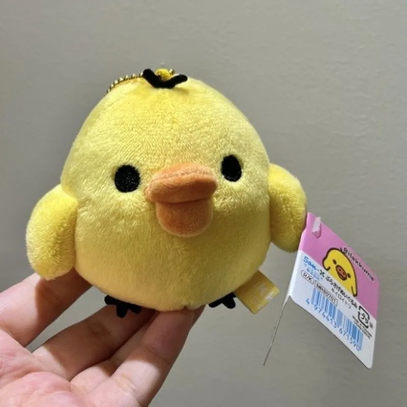 

Kawaii Kiiroitori Korilakkuma Plush Toy Keychain Cartoon Cute Yellow Stuffed Doll Bag Pendant Decoration Pendant For Girls Gift