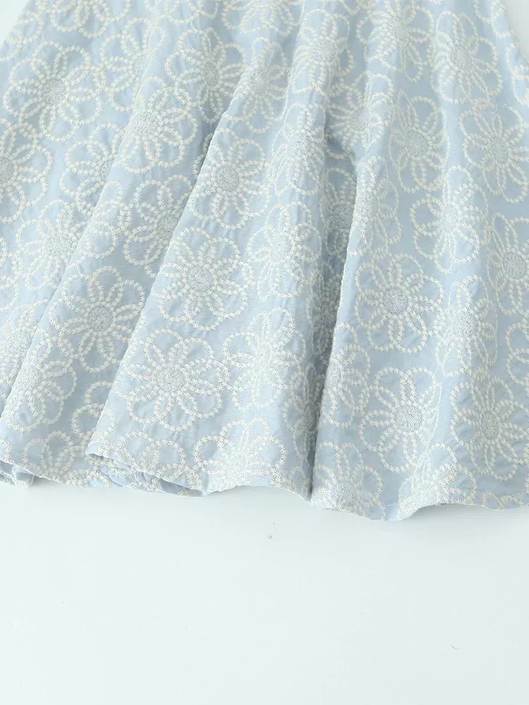 2025 kobiet lato wąska Mini sukienka z nadrukiem Vintage głęboki dekolt z krótkim rękawem Party kobiece eleganckie sukienki na co dzień Vestidos