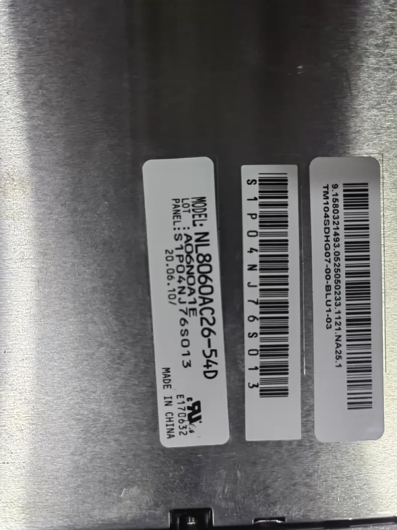 10.4 inch NL8060AC26-54D LCD Screen Display Panel ,stock test shows normal