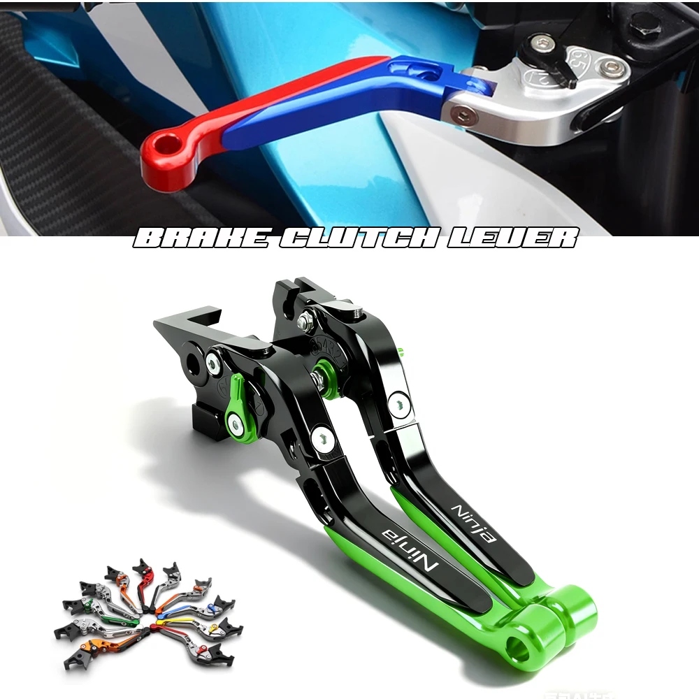 

Motorcycle CNC Adjustable Folding Extendable Brake Clutch Levers for KAWASAKI ZX6R 636 2017-2018 NINJA ZX10R 06-15 Z1000 11-16
