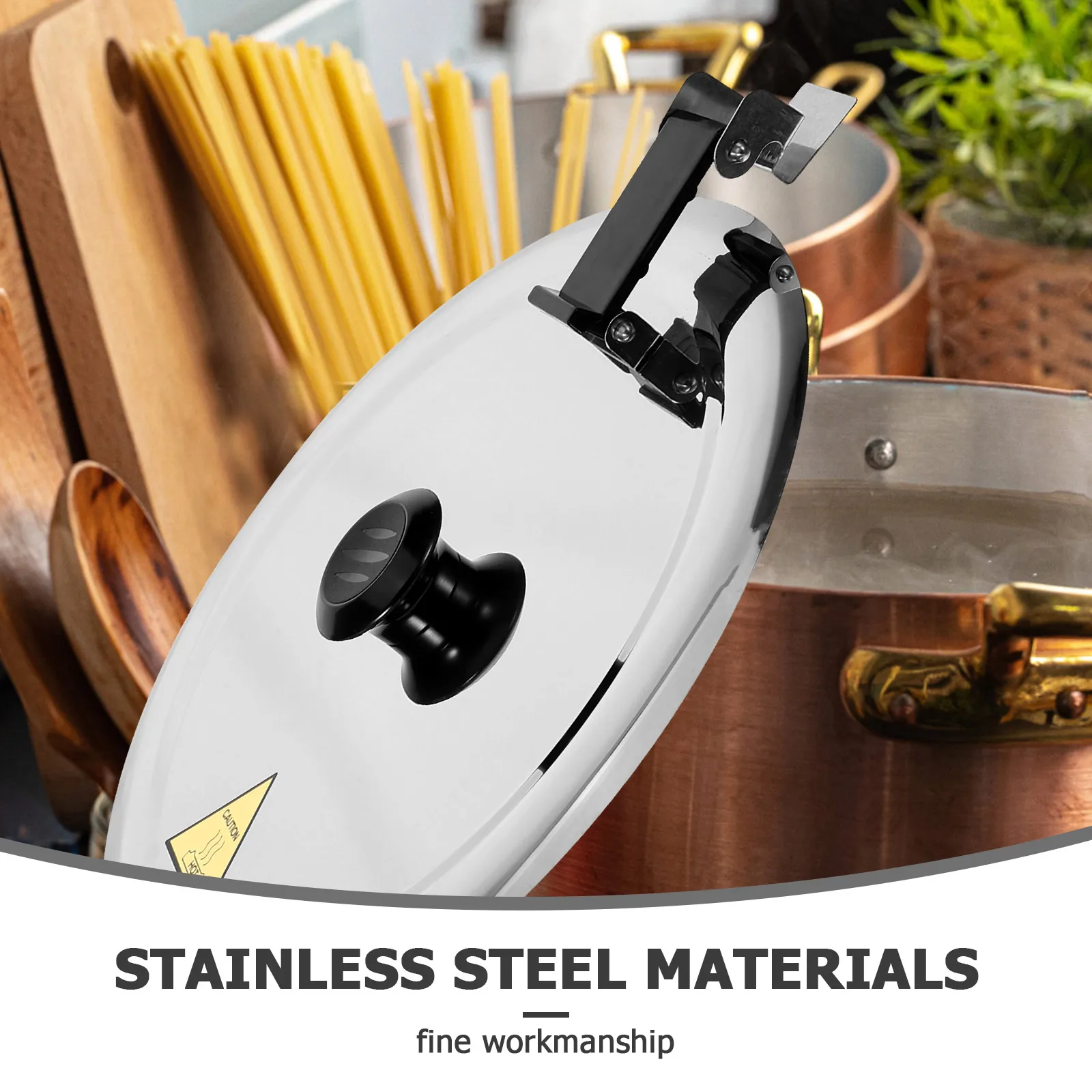 

Stainless Steel Soup Cooker Lid 10L Commercial Hotpot Accessories Replacement Universal Insulation Lids Anti Scalding Handle