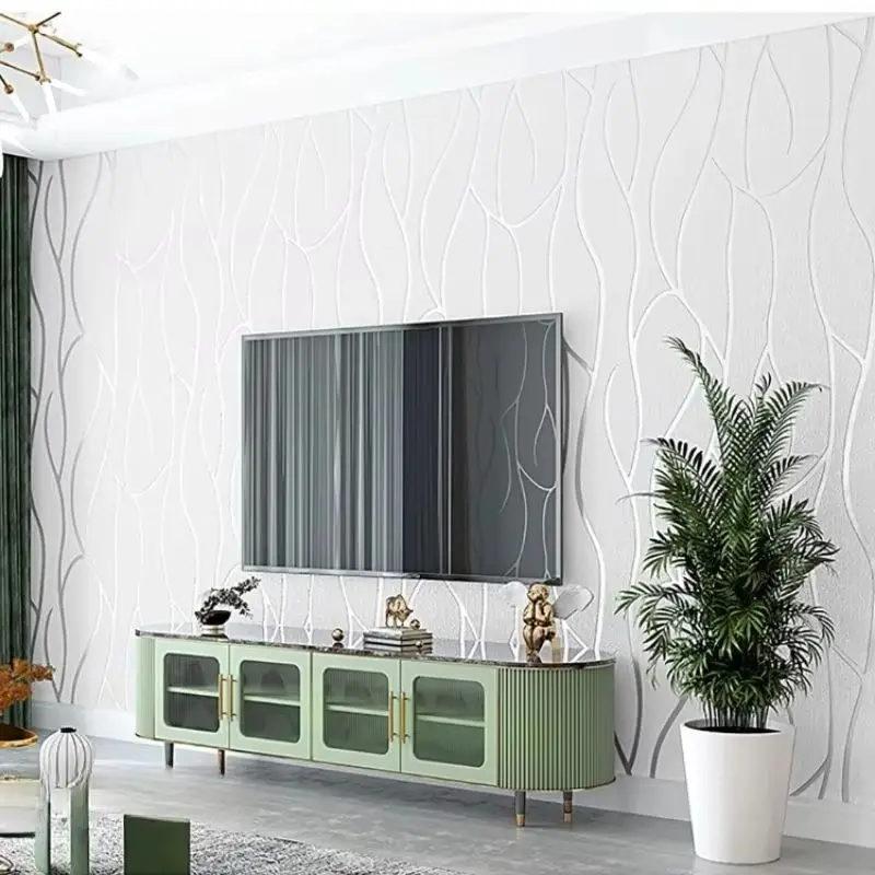 Room Decoration Wallpaper for Living Room Bedroom Tv Background Wall Sticker Thickened Non-Woven 3D Wallpaper Home Decoration
