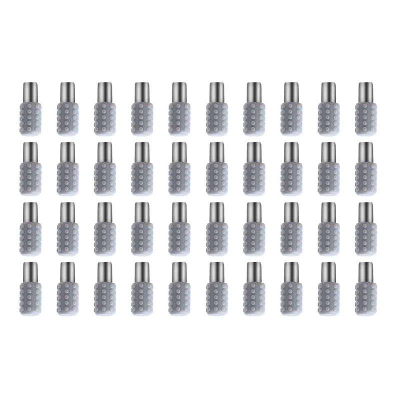 20PCS Rubber Sleeve Laminate Support Nails tapping Screw set for Wardrobe