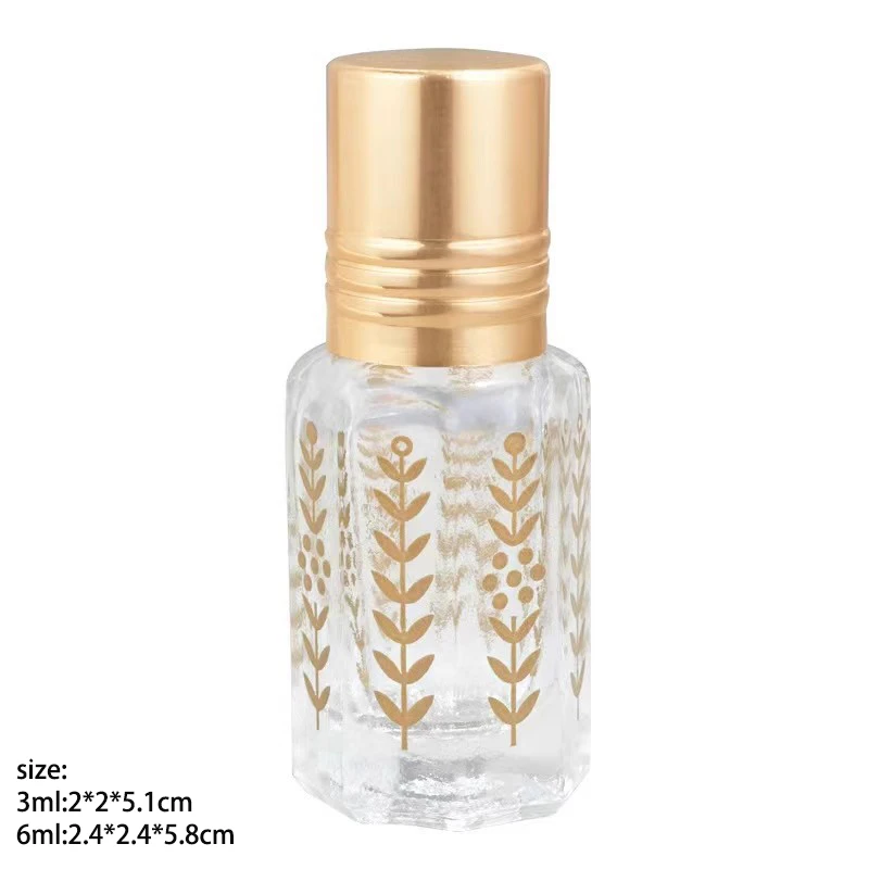 Glass Perfume Bottle Essential Oil Roller Ball Bottles Small Sample Container