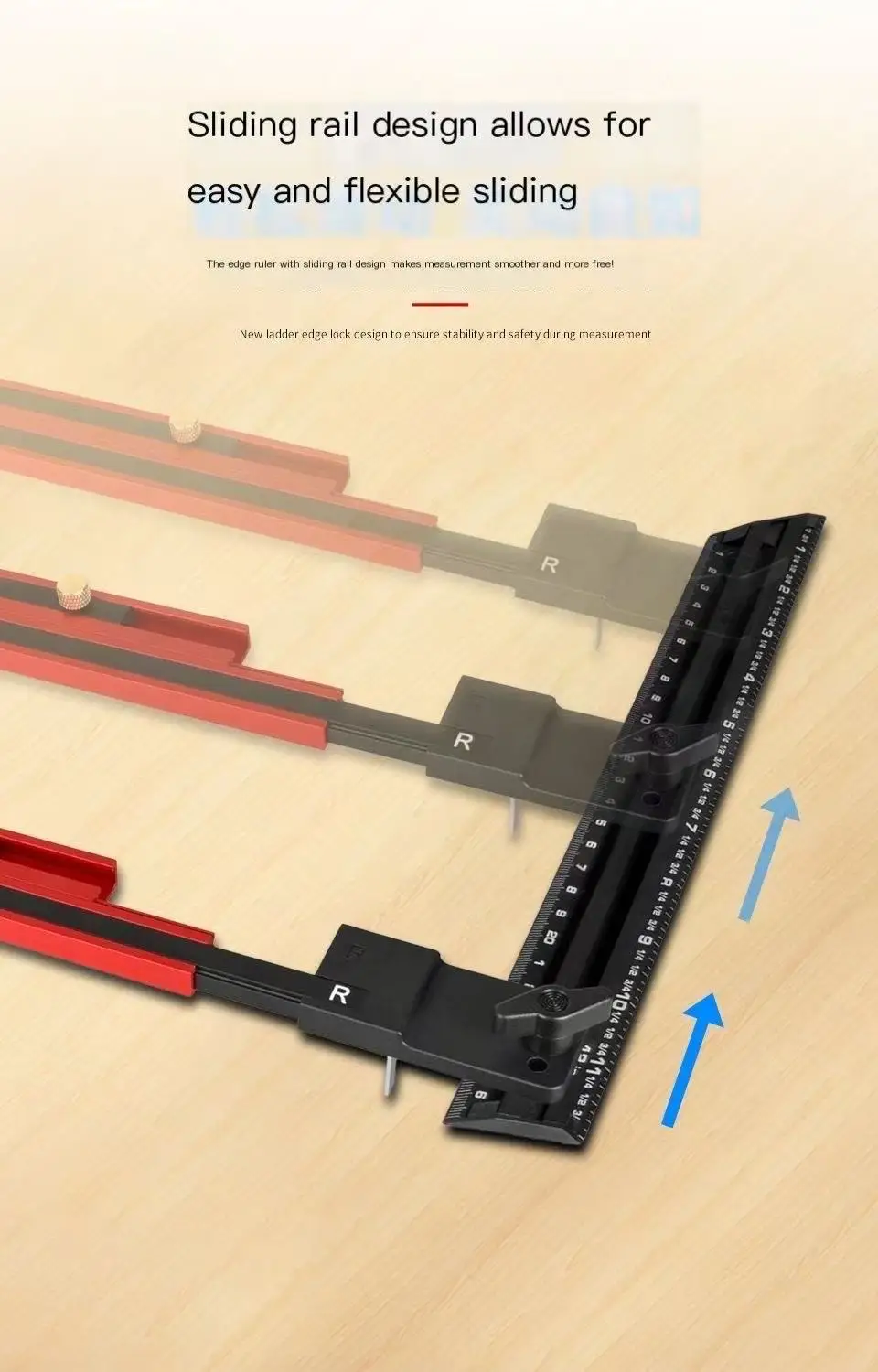 2025 درج فقي قالب أداة دقيقة درج فقي تهزهز أداة الجوز قفل درج فقي أداة قياس أداة قياس الدرج