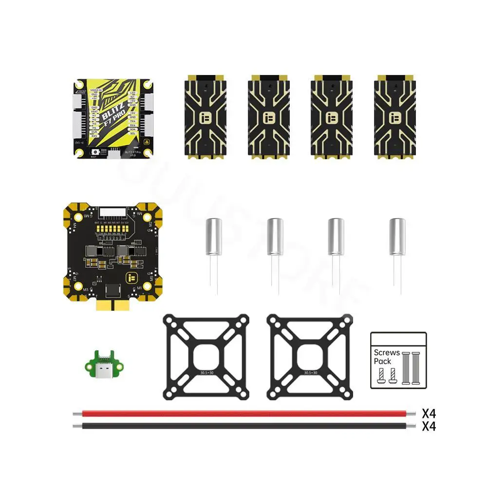 

iFlight BLITZ F7 Pro Combo Set with BLITZ F7 PRO FC BLITZ E80 Single ESC 4~8S for FPV RC Racing Drone Model