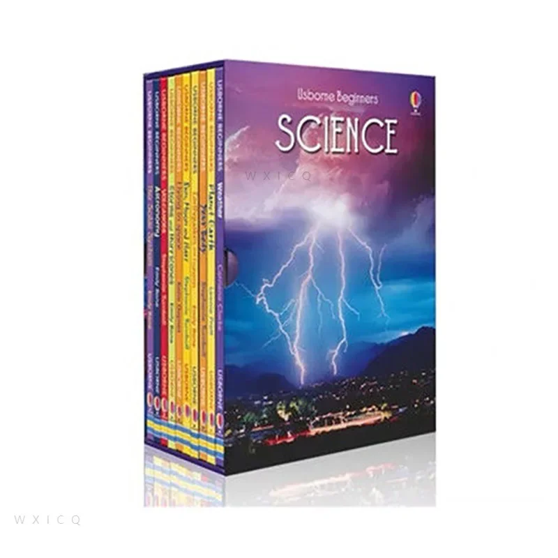 10 Books/Set paperback Usborne Beginners Science Children Interesting Science Book Kids Students English Reading Picture Book