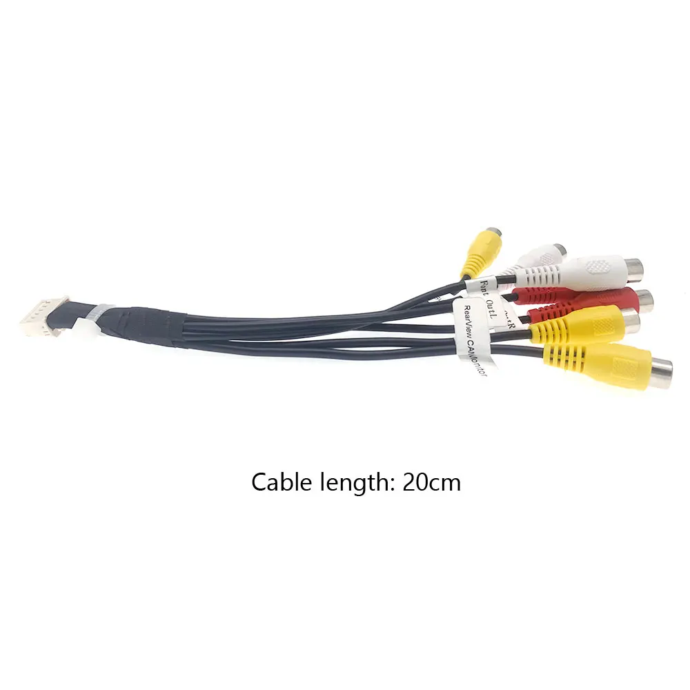 12Pin Car Radio Audio RearView Camera Cable for PIONEER AVH240EX AVH241EX DMH130BT DMH240EX 241EX DMH340EX DMH341EX 342EX 450EX