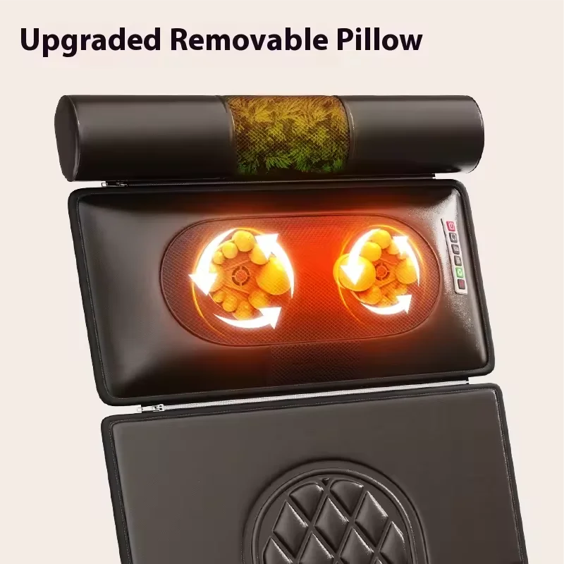 سعر المصنع تخفيف فراش الإغاثة التلقائي مرتبة تدليك قابلة للطي مع الحرارة #5