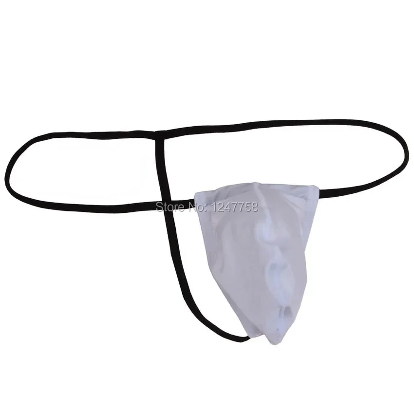 Sexy Mens Elastic String T-back Underwear Bikinis Thongs Mini G-string