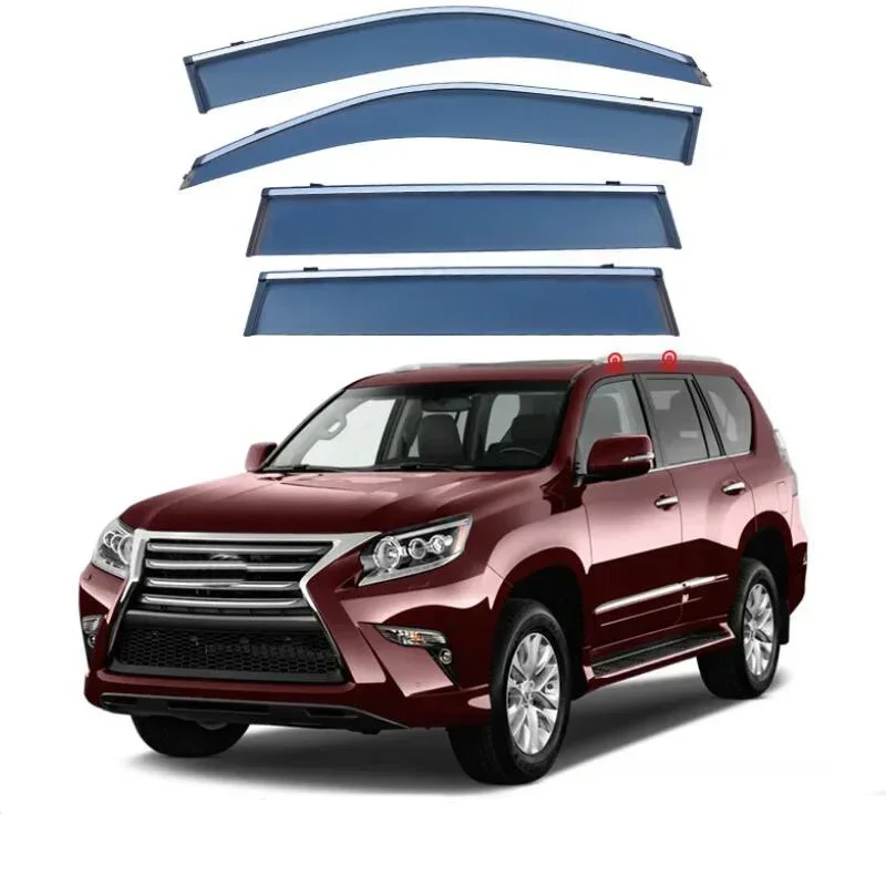 Window Visor Side Window Deflector For Lexus GX400 GX460 GX470 GX Series 2001 2002 2003 2004 2005 2006 2007 2008 2009 2010 -2024