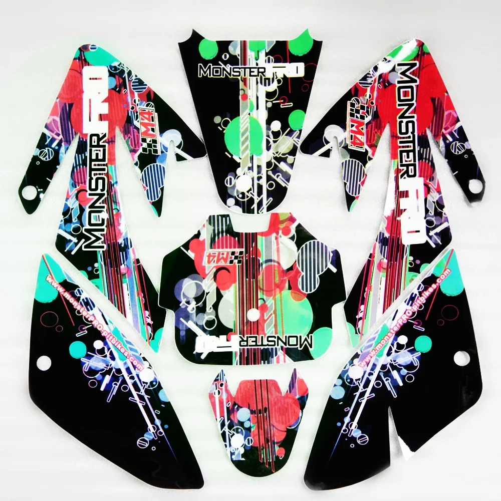 Motor 3M CRF70 KIT grafico decalcomanie Sticker per Honda Dirt Pit Bike Parts CRF70 [numero limite!!!]